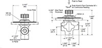 Dimensional Image for MA1 Gauge Isolators