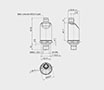 Dimensional Image for EDS 8XXX Pressure Switch (920856)