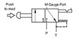 Hydraulic Symbol for MA1 Gauge Isolators
