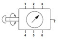 Hydraulic Symbol for MS / MSL 2 Gauge Isolators